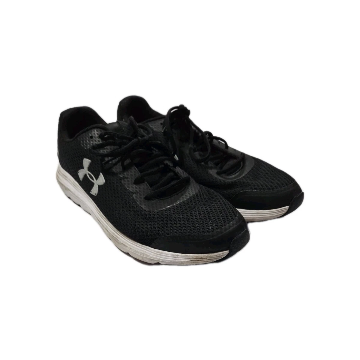 Under Armour Mens Surge 2 Running Shoes Gray Black Sneakers Athletic Lightweight Under Armour Surge 2 Black for sale | eBay main image 2