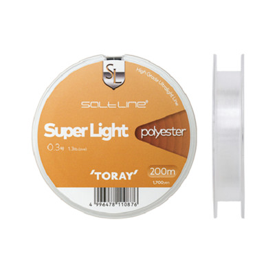 * TORAY SALT LINE Super Light PE 150m #Golden Orange, Line Weight Variation