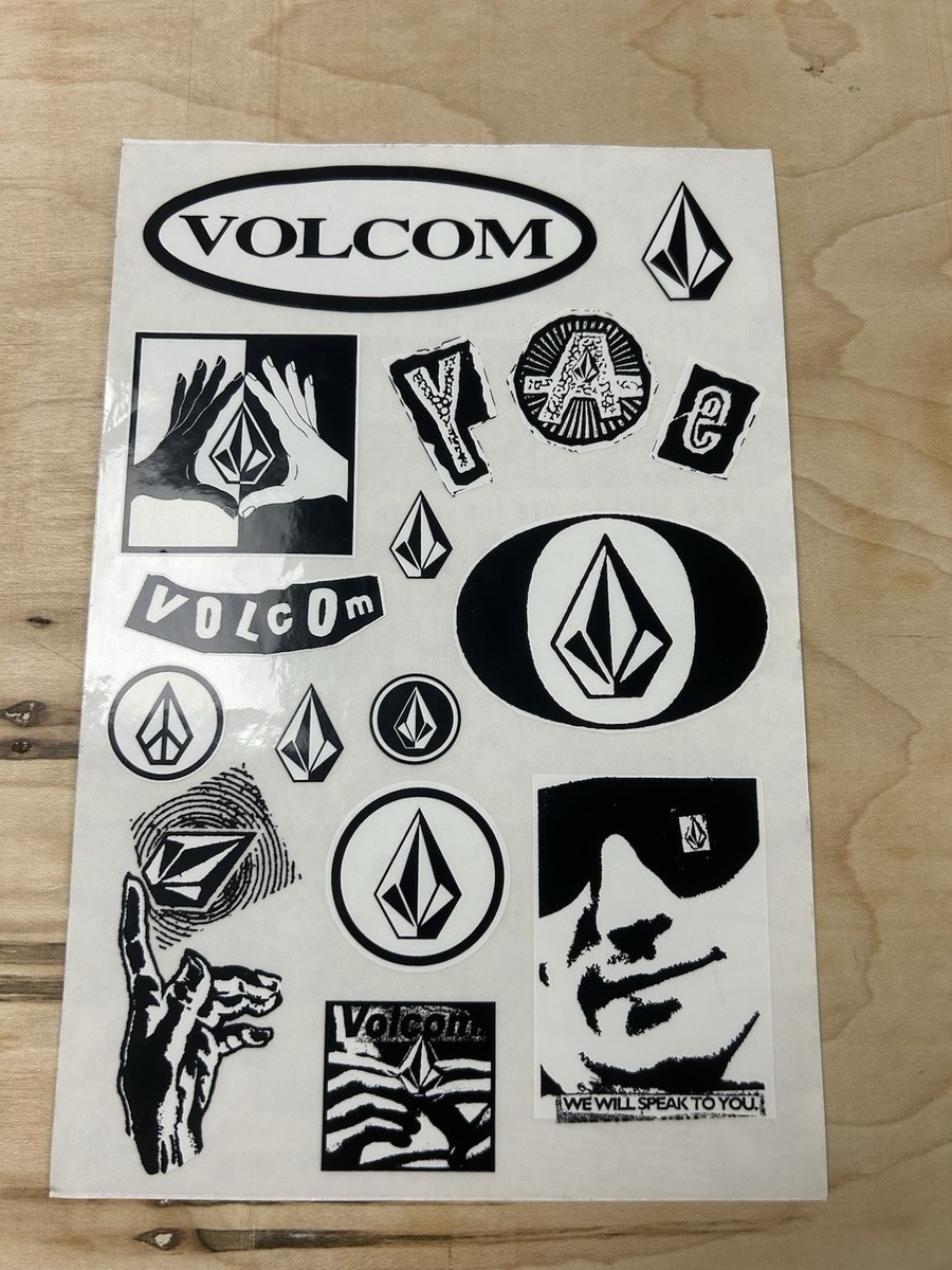 Volcom Vintage Collectable Cut-Your-Own Die Cut Sticker Sheet | eBay