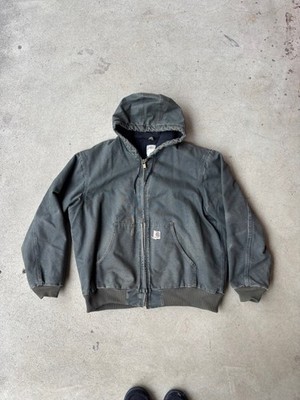 Vintage Carhartt Active Jacket J130 MOS 02 XL Faded Green Canvas
