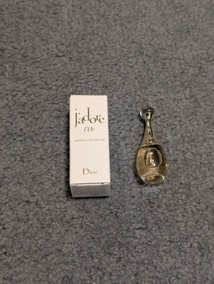 Dior J'adore L'Or Essence de Parfum Mini Travel Size Splash 0.12oz