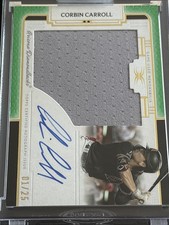 2024 Topps Definitive Collection - Autographed Relic CORBIN CARROLL #1 of 25