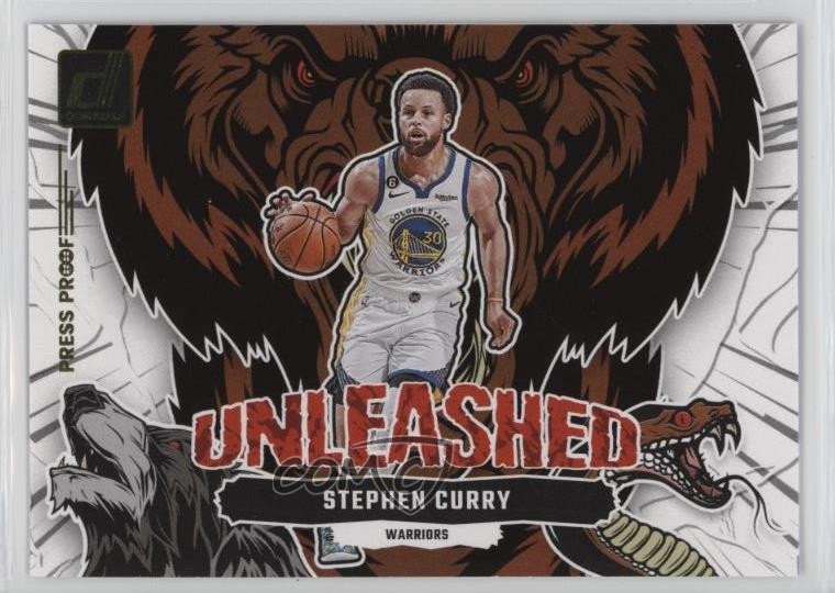 2023-24 Panini Donruss Unleashed Press Proof Stephen Curry #7 8mm