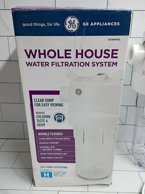 #ad #ad GXWH40L GE Whole House 084691144779 Water Filtration System NEW Open Box $42.74