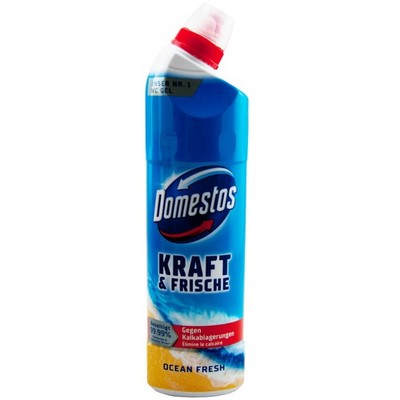 Domestos WC Gel Kraft & Frische Ocean Fresh 1 x 750ml Toilettenreiniger