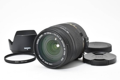 [Excellent] Sigma 18-250mm f/3.5-6.3 DC Macro OS HSM Zoom Lens for Canon Japan