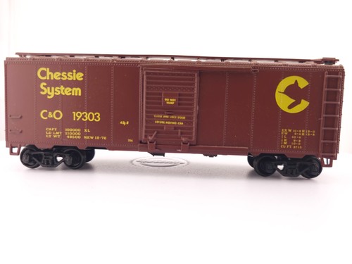 Sistema de ajedrez a escala HO Athearn 40' vagón de caja C & O 19303 modelo vagón de tren | Condition: Used