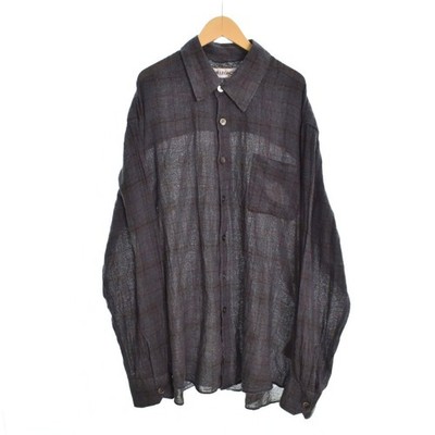 Our Legacy OUR LEGACY 25SS ABOVE SHIRT Bazaar Check Breeze Weave