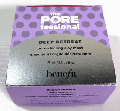 Benefit Cosmetics POREfessional Deep Retreat Pore Clay Mask 2.5 fl.oz. Full Size