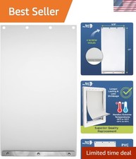 Long-Lasting 9.75" x 17" Dog Door Flap - Energy Efficient  Easy Install