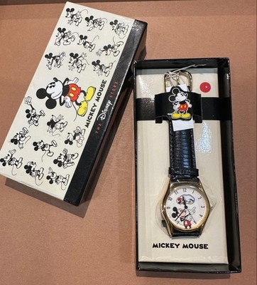 Disney Time Works Mickey Analog Uhr Selten Neu Vintage Sammlerstück