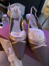 Jacques Vert Bisque Sling Back Shoes Size 5 Euro 38