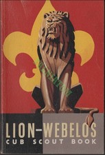 1958 '400M858' Cub Scouts Lion-Webelos Book/Manual - 188 Pages