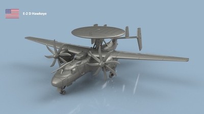 L'Arsenal Models 1/350 E-2 D HAWKEYE GRUMMAN UNFOLDED WINGS (2) 3D Printed Set