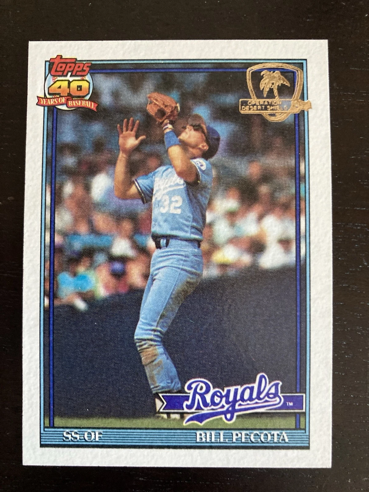Bill Pecota trading card