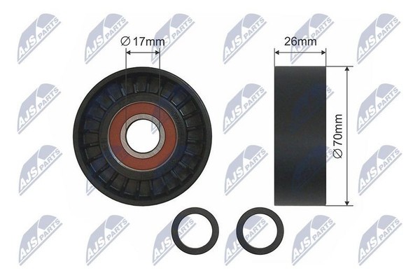 Nty RNK-BM-013 Spannrolle, Keilrippenriemen FüR Bmw-image