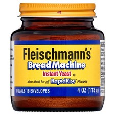 Fleischmann's Classic Bread Machine Instant Yeast 4 oz Jar.