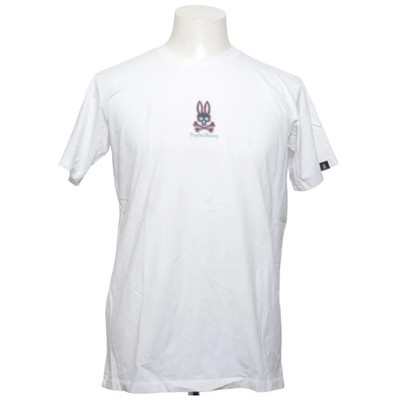 Psycho Bunny, T-shirt, Größe: XL, Weiß, Einfarbig, Herren #08t