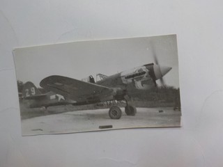 WW2 Photo Military Aircraft Nose Cone Art Teeth Photograph WW II Militaria WWII