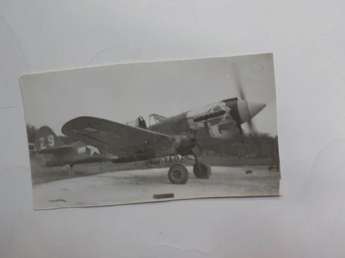 WW2 Photo Military Aircraft Nose Cone Art Teeth Photograph WW II Militaria WWII