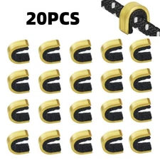 20Pcs Archery Anti-Slip Copper Bow String Nock Points Bow String Buckle Black