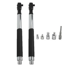 2-in-1 Automatic Hand Wrench High Torque Wrench Extender Tool Slim Design
