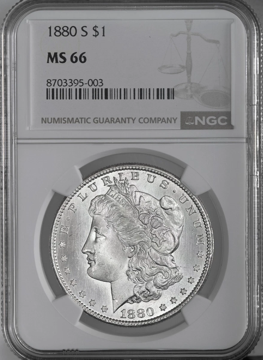 MS 66 Graded 1880 Year Morgan US Dollars (1878-1921) for sale | eBay