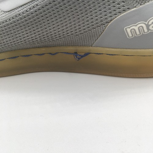 MADE+ Skiff 2 Boat Shoes Mens 9.5 Gray Engineered Knit Mesh Riser Heel Insoles - Picture 12 of 20