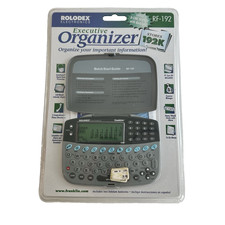 New Rolodex Electronic Organizer RF192 192k Franklin Personal Organizer 1999 NOS