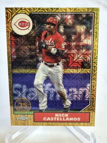 2022 Topps 1987 Baseball Chrome Silver Pack #T87C2-26 Nick Castellanos Reds