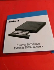 Amicool A11-SU3 External DVD/CD Drive USB 3.0 Type-C for PC Mac Laptop New