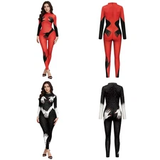 Women Romper Fitness Bodysuit Music Jumpsuit Holiday Full Body Parties Shiny