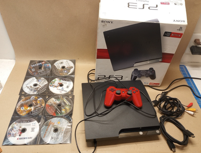 Sony PlayStation 3 - Slim 120GB Black Console with Original Box