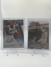 STEPHEN JACKSON SIGNED 2011-12 PANINI BOBCATS /199 & 2010 Panini /999