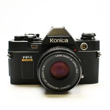 Konica FP-1 Program 35mm Film Camera With 50mm F1.8 Hexanon Prime Lens -JB 2217-