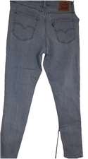 Levis Jeans 721 High Rise Skinny Ankle Stretch Denim Jeans Size 28 Womens