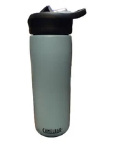 Camelbak Hot Cap Vacuum 18/8 Stainless Steel Blue Tumbler 20oz Black Lid Coffee
