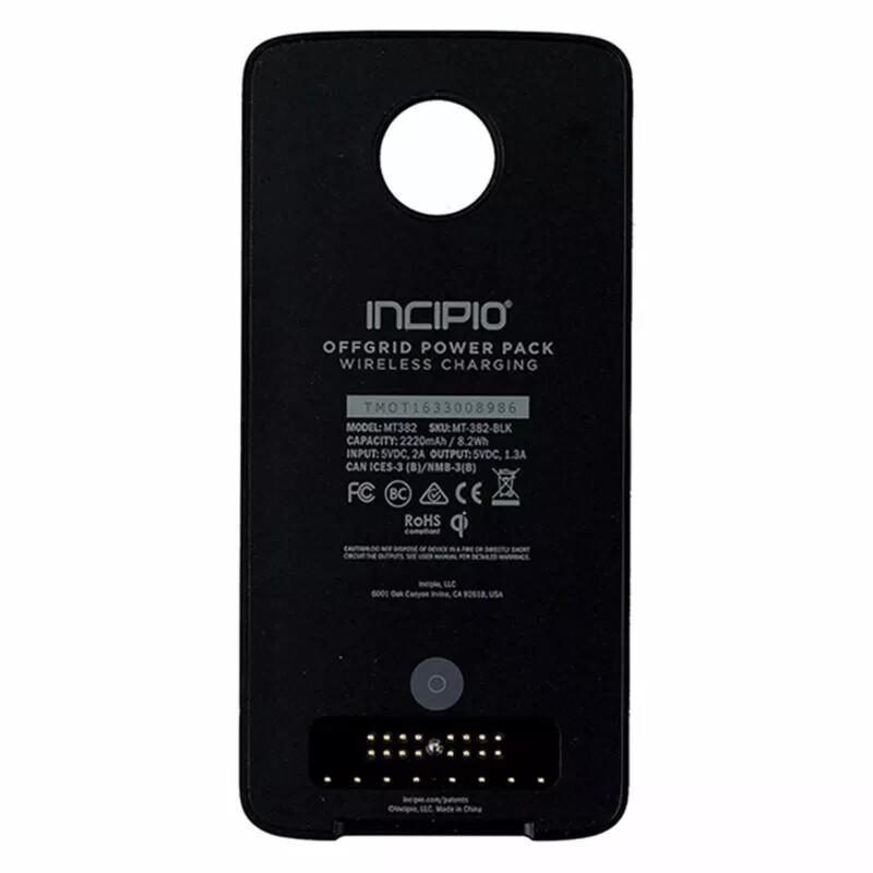Lot of Incipio OFFGRID 2220Mah Wireless Power Pack Battery Black