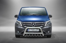 Frontbügel Frontschutzbügel Mit ABE Für Mercedes Vito 2014-2020 Mit Grill