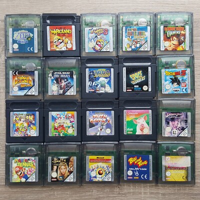 Nintendo Gameboy Color Spiele Auswahl Zelda Wario Mario Donkey Kong Tennis uvm.