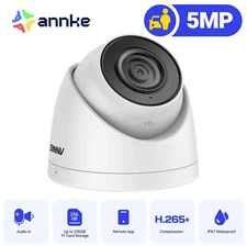 ANNKE 5MP PoE Security IP Camera C500 Audio Recording Outdoor IR Night Vision AI