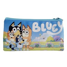 Bluey and Bingo pencil case with 3 zippers for children
