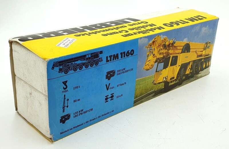 【希少】Conrad 1：50 Liebherr LTM 1160   2082 Conrad #2082, Liebherr LTM 1160 Mobile Crane 1/50 scale, Die
