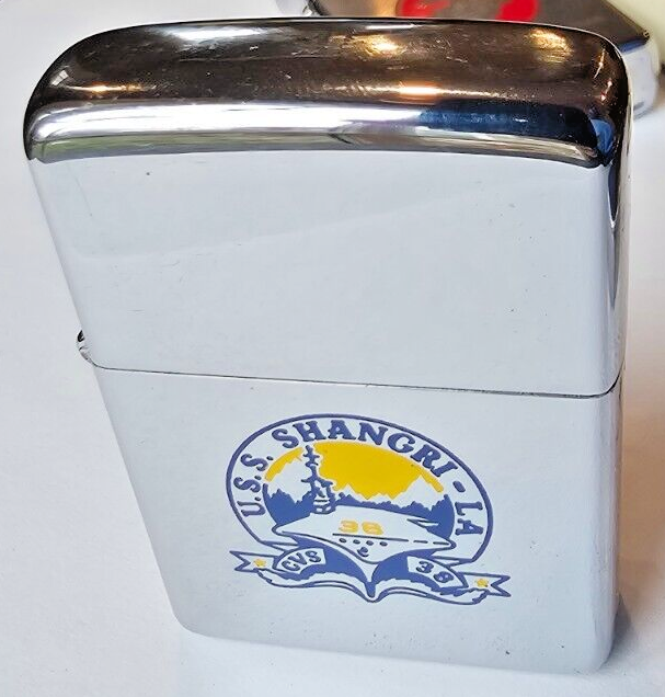 Vintage USS ShangriLa CVS38 1969 Aircraft Carrier Zippo Lighter eBay