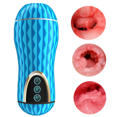 Male Masturbator Pocket Pussy Cup Real Realistic Soft Tight Vagina Men's  Sex Toy | eBay