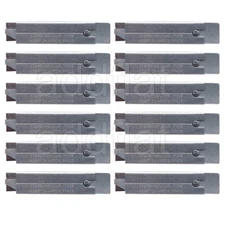 12 PC UTILITY KNIVES CARTON KNIFE BOX CUTTER SINGLE EDGE RAZOR BLADES STEEL AD12