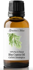 Blue Cypress Essential Oil 30 mL 100% Pure - Therapeutic Grade - Grandma's Home