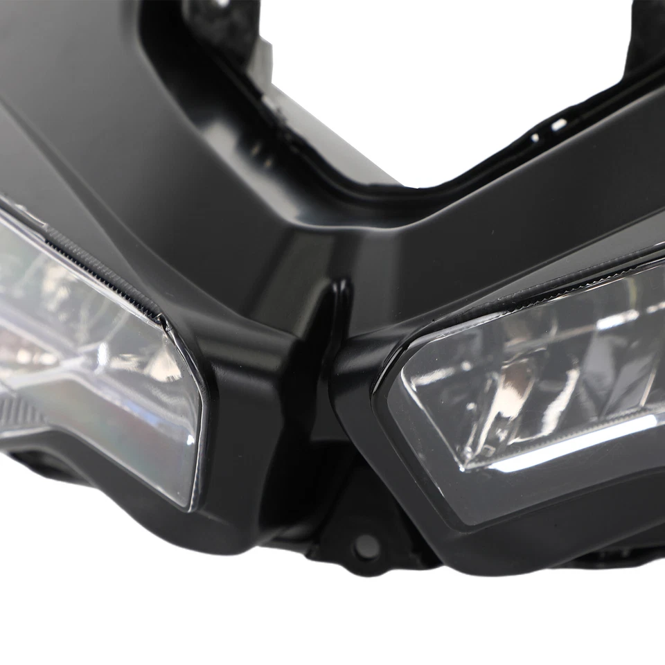 Protector de faros parrilla LED transparente para Kawasaki Ninja 400 18-23, Foto 3 de 4