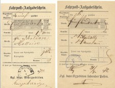BAYERN "TITTMONING" HKS in blau (selten) u. schwarz sowie L1 jeweils a. drei Bf