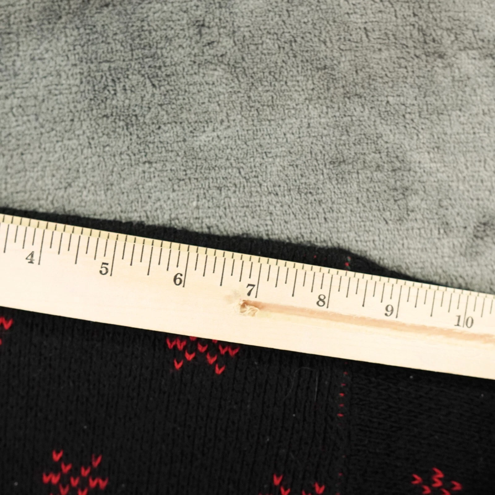 VTG Adele Sweater Womens Large? 42" Black Green Red Ugly Christmas Tree July Bow